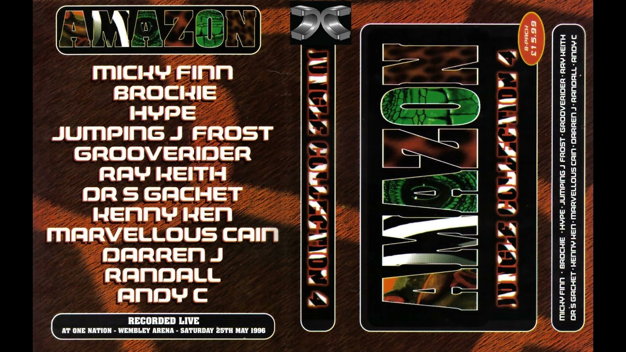 GROOVERIDER  -   AMAZON 4 - LIVE AT ONE NATION WEMBLEY 25TH MAY 1996