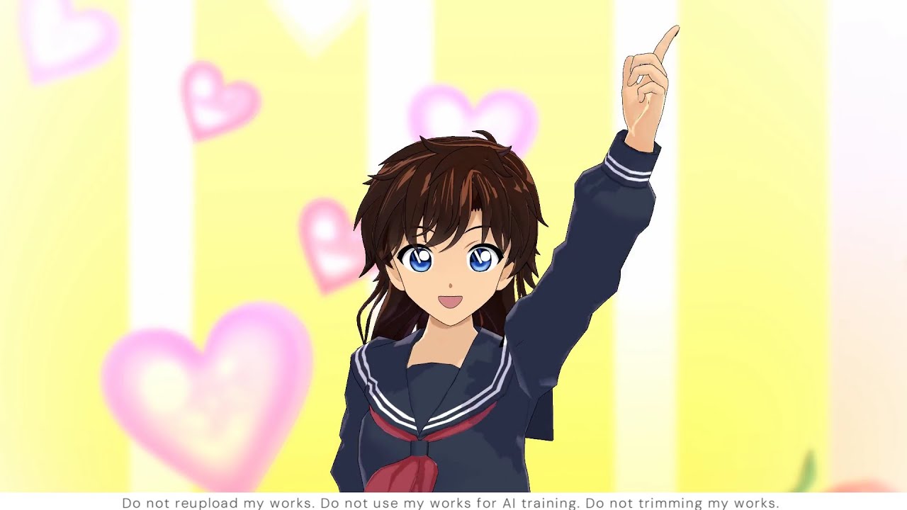 【MMDまじ快】中森青子でおねがいダーリン【モデル配布】