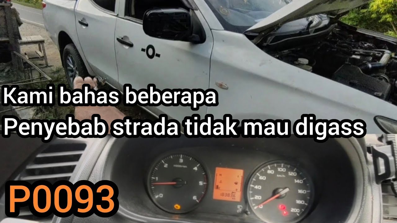 Mitsubishi Strada Triton tidak mau digass Kode eror P0093 #mitsubishi #dieselengine #stradatriton