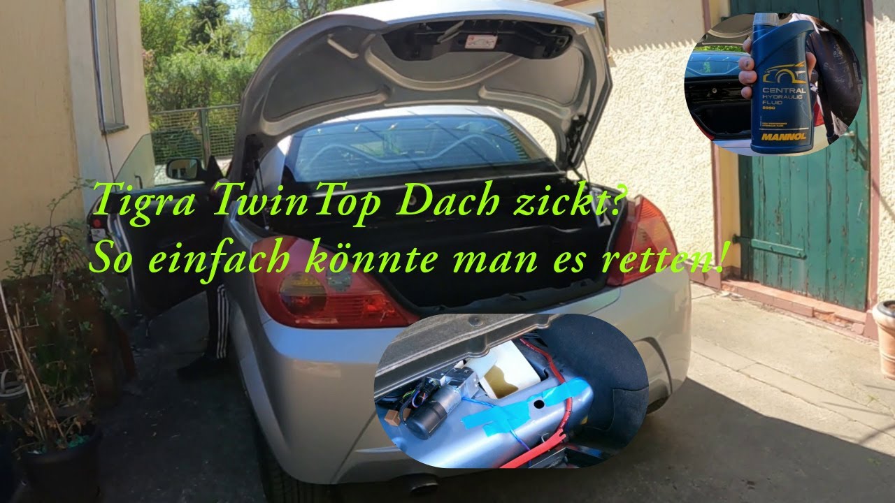 Opel Tigra TwinTop – замена гидравлического масла и промывка системы 