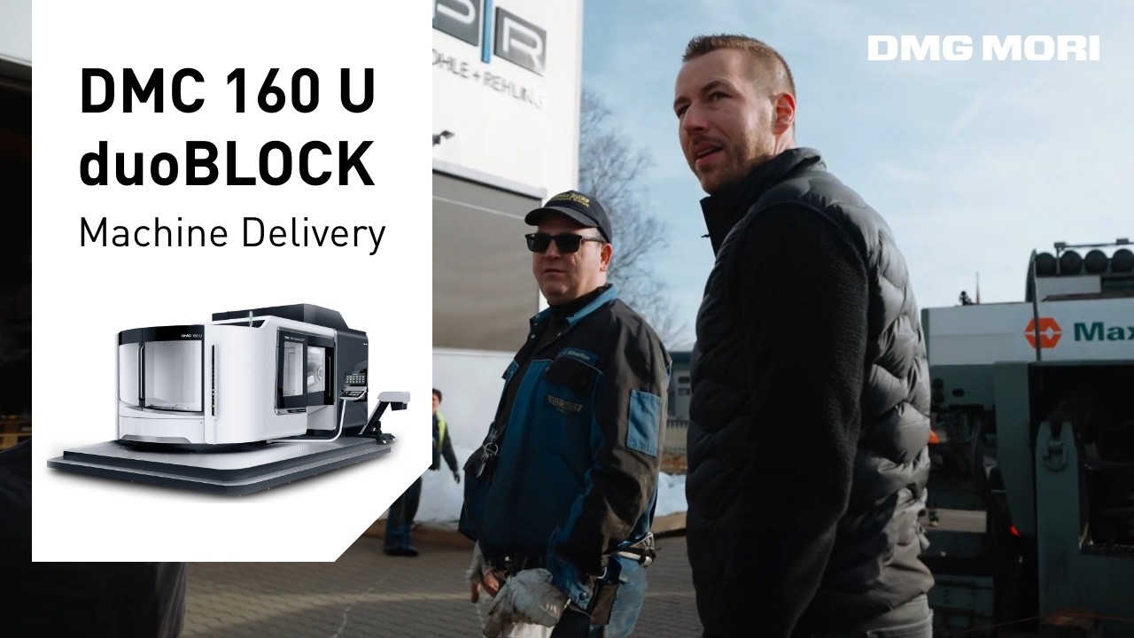 Heavy Machine Transport: Delivering the DMC 160 U duoBLOCK to Pohle + Rehling, Germany