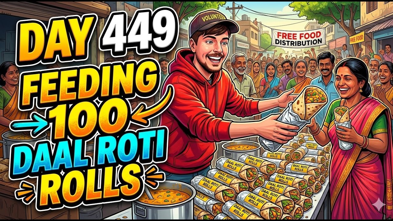Cooking 100 daal roti rolls for the homeless (Day 449 Ride-along)