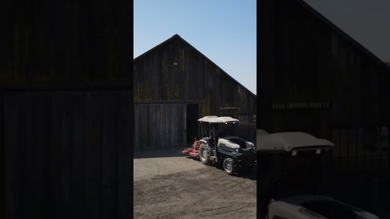 Autonomous Electric Tractors 🚜 #farming #agriculture #technology #californiaagriculture
