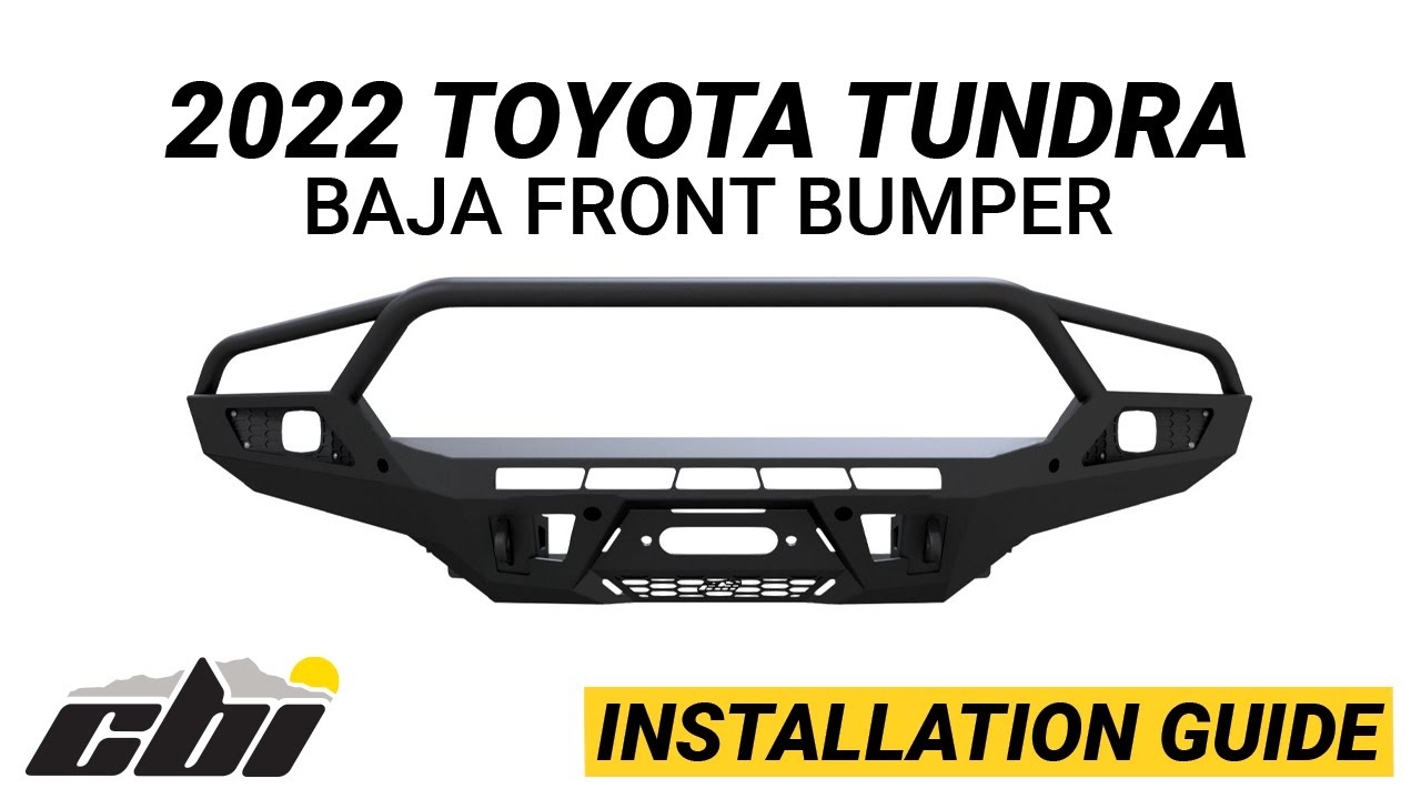 3rd Gen Toyota Tundra Baja Front Bumper 2022