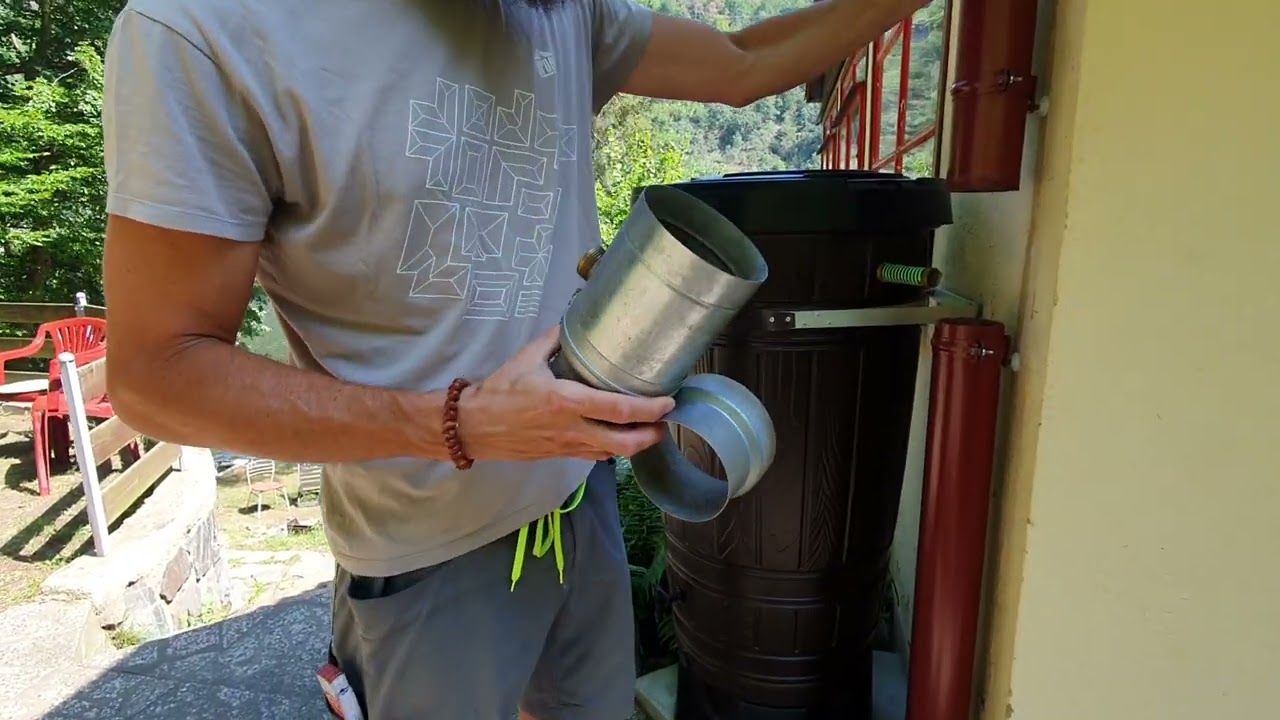 Sběrač dešťové vody s hadicí 100mm TiZn KJG. Lukáš Kilinger