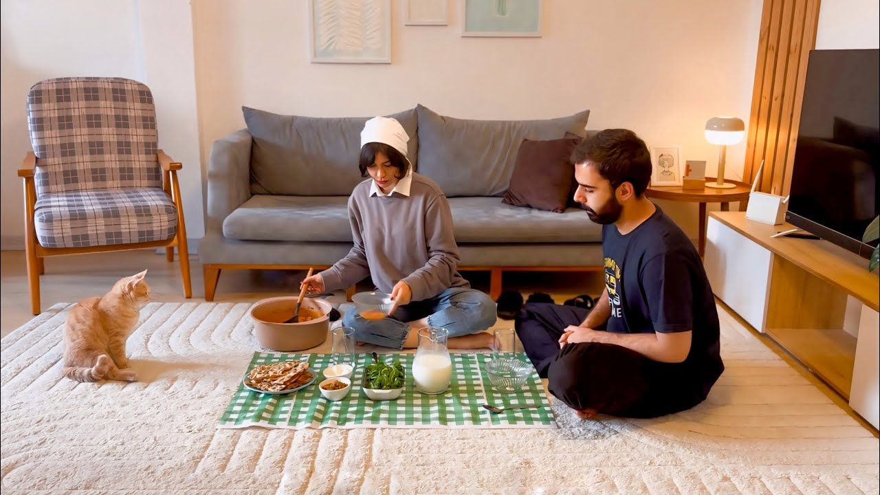 Dizi | Cooking and Eating Abgoosht dizi (Persian Lamb Stew) | Iran's 100-Year-Old Signature Dish 🥣