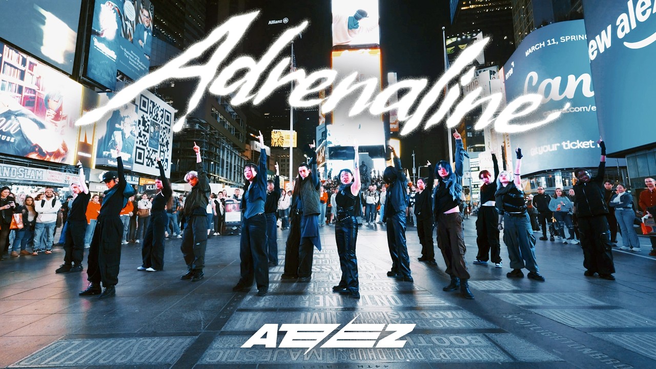 [KPOP IN PUBLIC NYC | TIMES SQUARE | ONE TAKE] ATEEZ (에이티즈) - ‘Adrenaline’ | Dance Cover by GRL1S