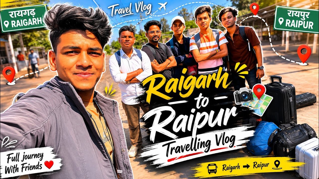 || Raigarh To Raipur Travel Vlog😊✨ || Part - 01 ||