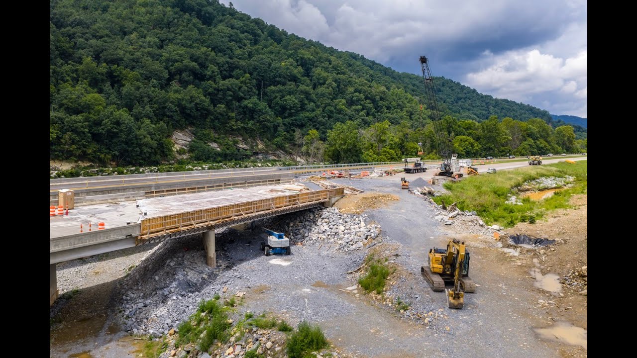 Jackson Love Exit  i-26 Bridge Repair Progress July 2025