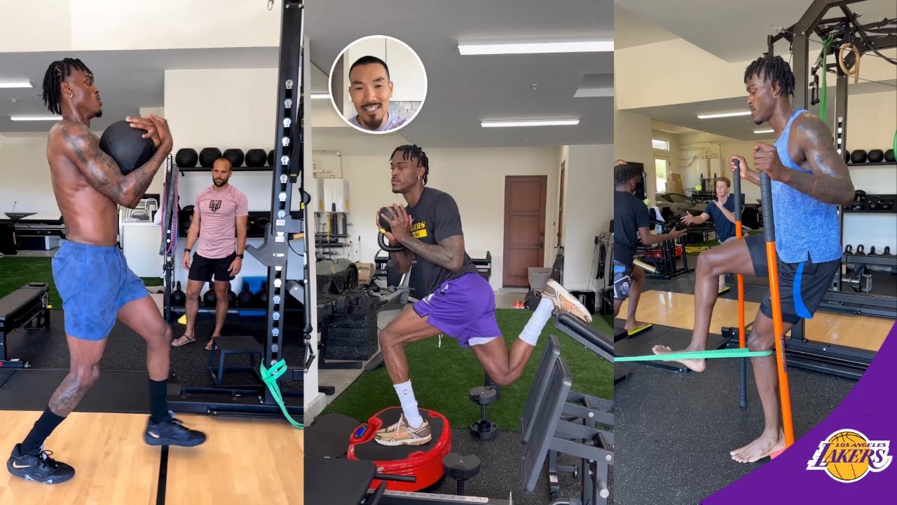 Jarred Vanderbilt insane Offseason strength workout!