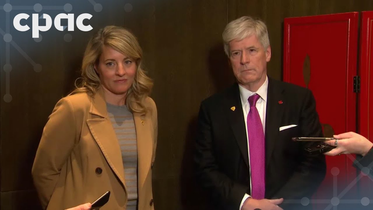 Ministers Mélanie Joly and Tim Hodgson speak with reporters in Beijing – January 15, 2026
