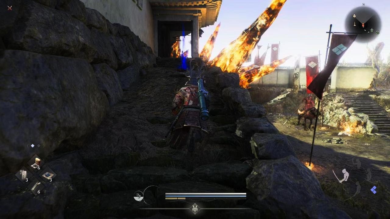 Nioh 3, defeat of Baba Nobuharu, 1 on 1