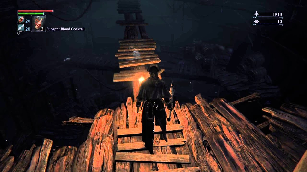 Bloodborne - The Easy Way to the Secret Door in the Healing Church Workshop