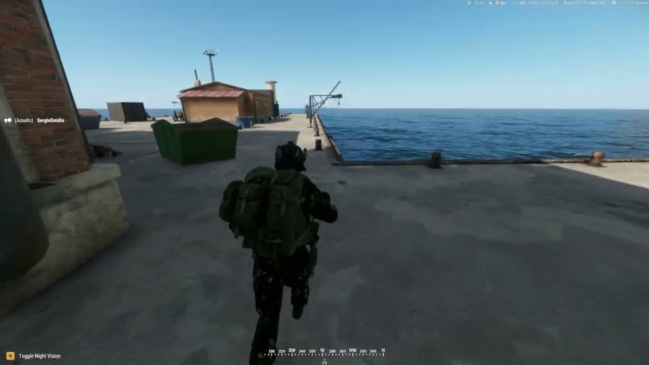 Atacando uma base inimiga pela água | Arma Reforger