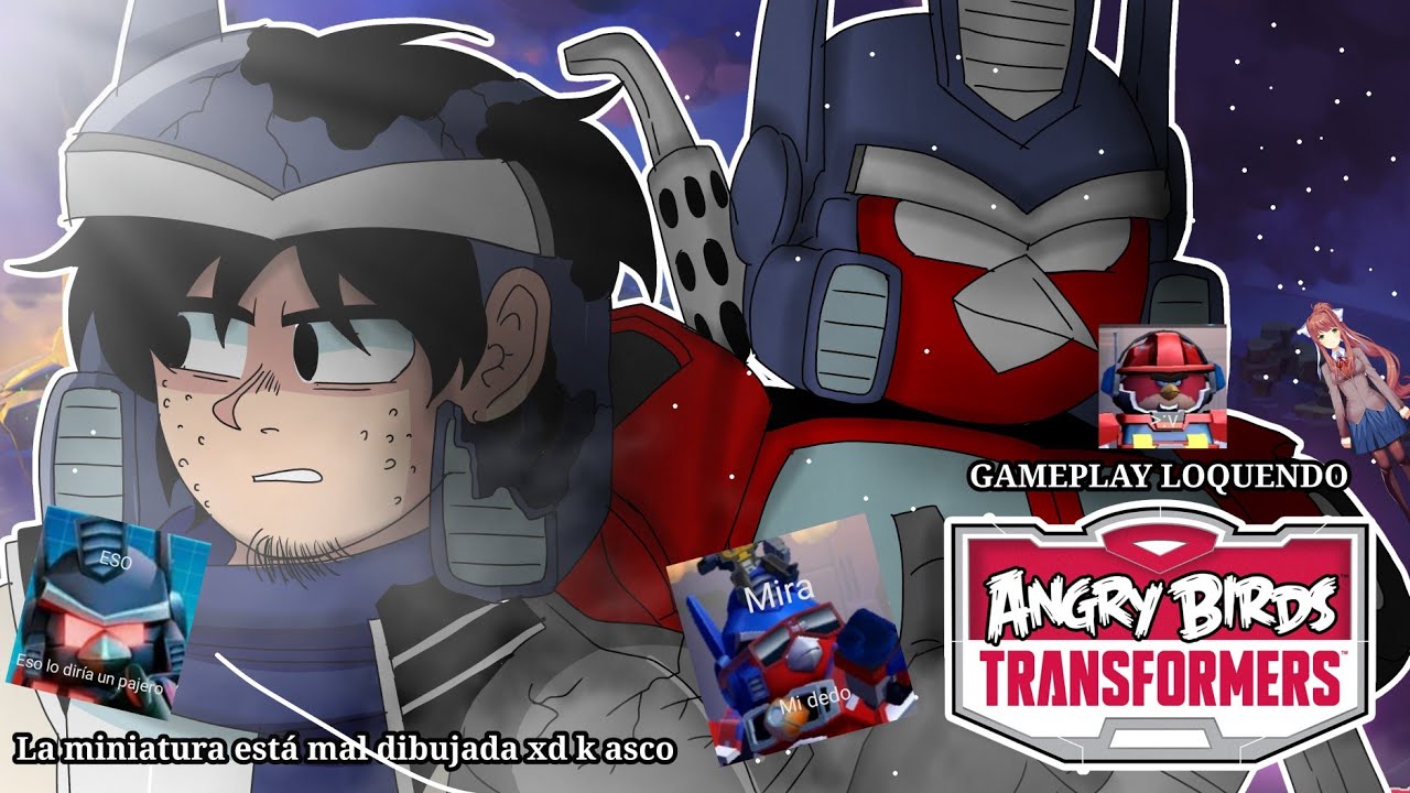 "Una actitud bastante deplorable" | Angry Birds Transformers - Gameplay Loquendo