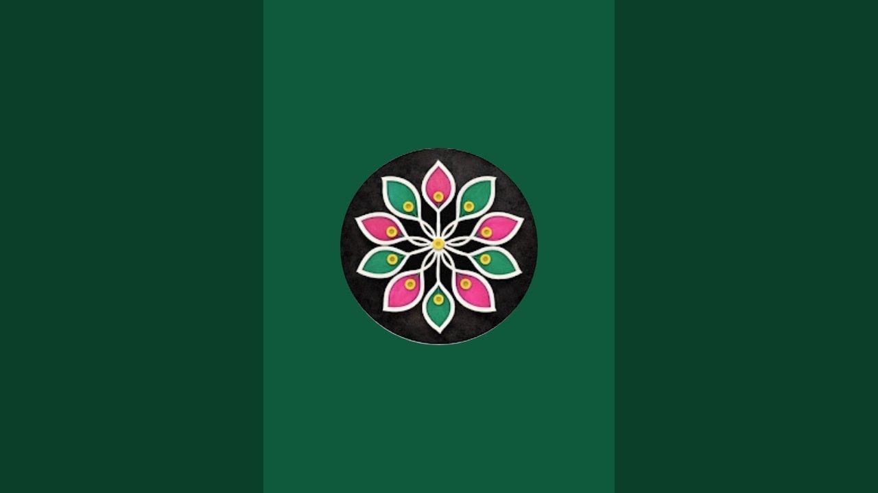 🔴 LIVE: Simple Rangoli | Easy Daily Kolam for Beginners 🌸 Day 11
