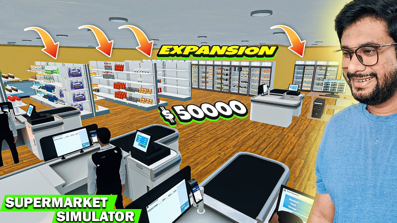 WE Spend $ 50000 Doller *EPIC* To Max Out Storage Area - Supermarket Simulator #13