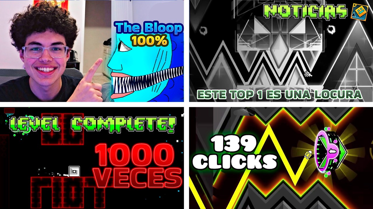 Este TOP 1 es una LOCURA🤯 Zoink verifica The Bloop 🔥¿Bloodbath completado mil veces🤔Noticias GD