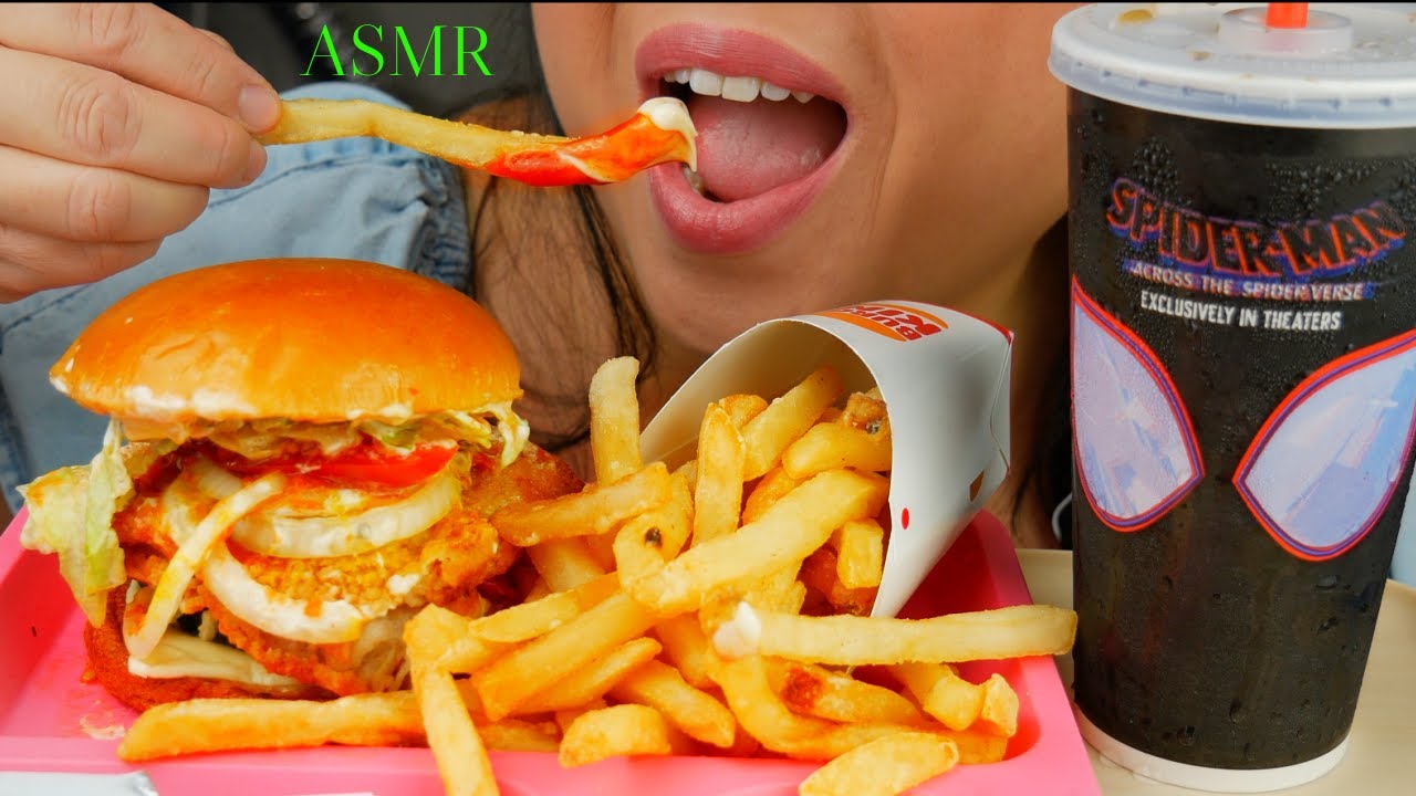 RIDICULOUS Fried McFish Burger with the BEST Fries in the world suellASMR