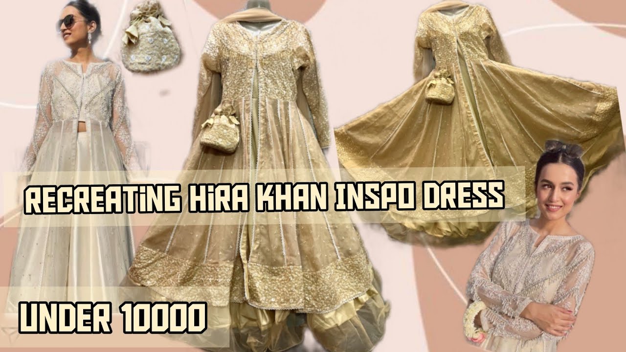 self-made fancy dress designs||recreate dress worth  56k under 10k challenge||Mahum asad design