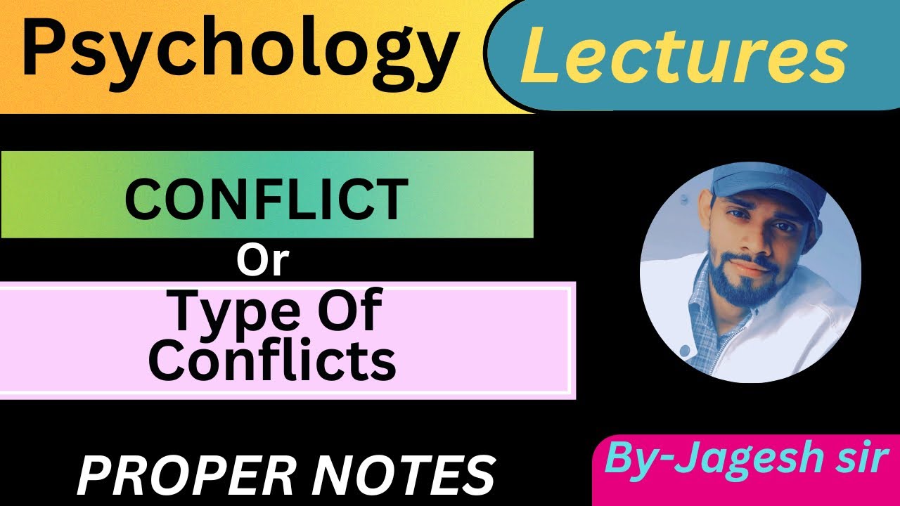 Conflict | Type of Conflict | Conflict in Psychology | Psychology lectures #psychology