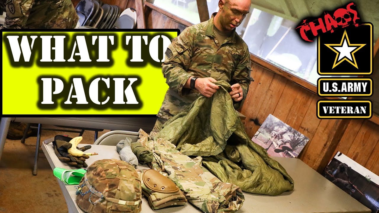 5 must have items when you go to the field in the Army