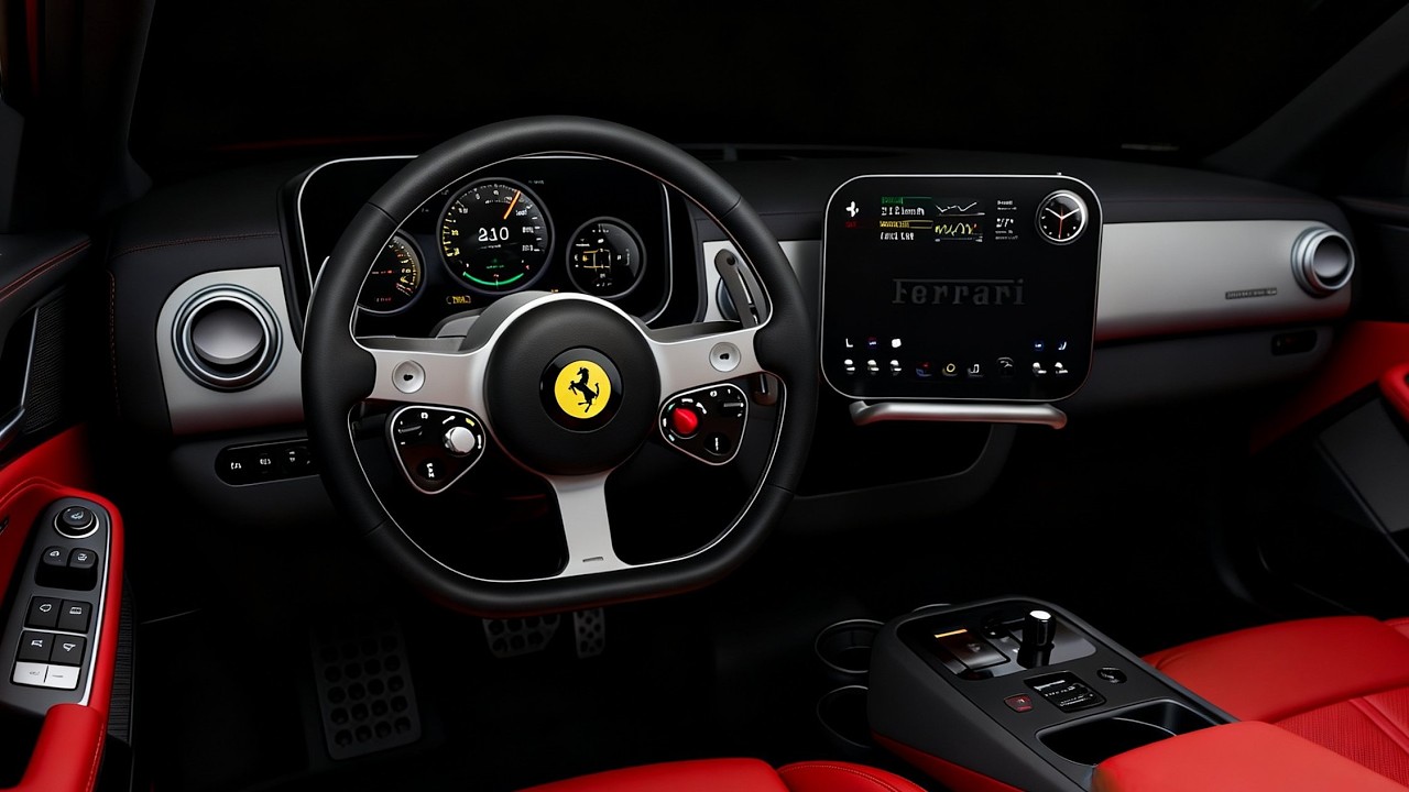 ALL NEW Electric Ferrari SUV INTERIOR Unveiled - 2026 FERRARI LUCE