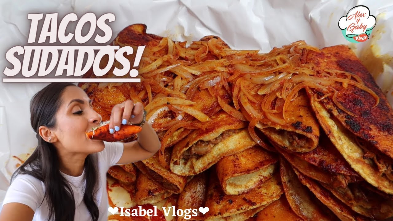 LOS FAMOSOS TACOS♡ ISABEL VLOGS♡ |RECETA |TACOS SUDADOS |TACOS DE CANASTA
