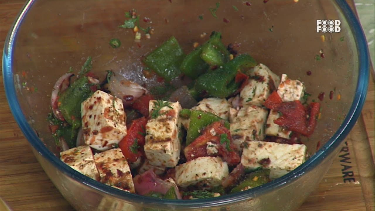 Paneer Naal Mirchaan Da Salad - Turban Tadka