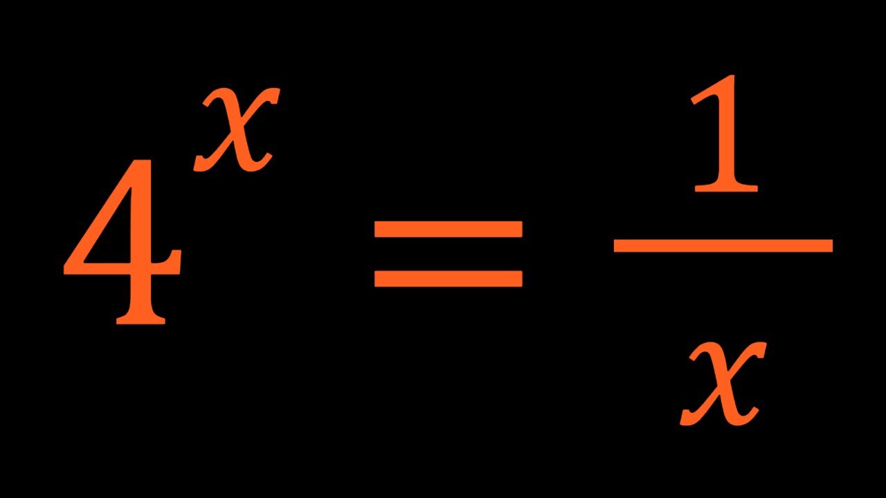 Solving An Exponential with Lambert's W