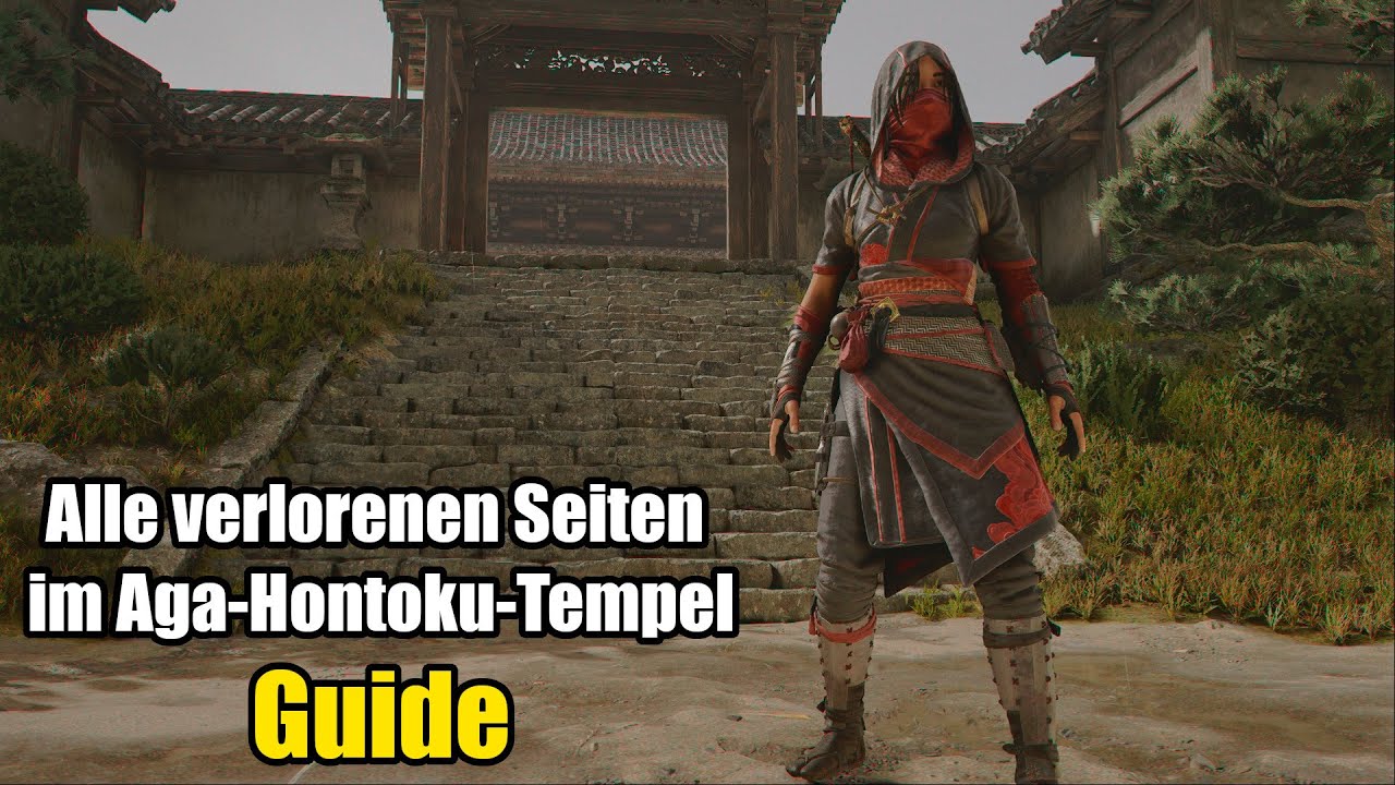 Alle verlorenen Seiten im Aga Hontoku Tempel - Assassin's Creed Shadows
