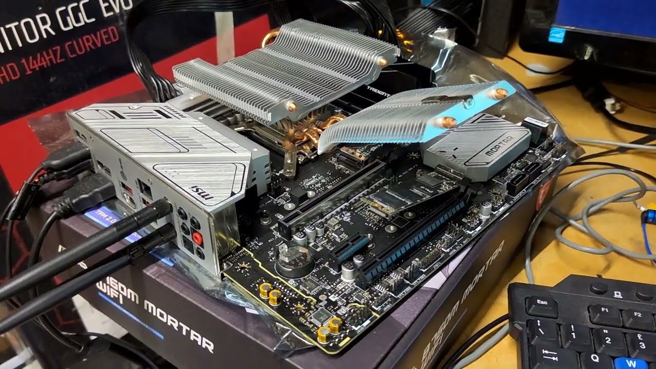 i5 12400 fully passive - Msi B760M Mortar WiFi w/ modded microcode - lowest ddr5 voltages