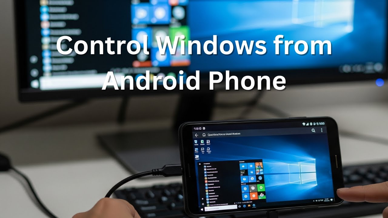 Kontroluj komputer z systemem Windows z telefonu z systemem Android przez USB