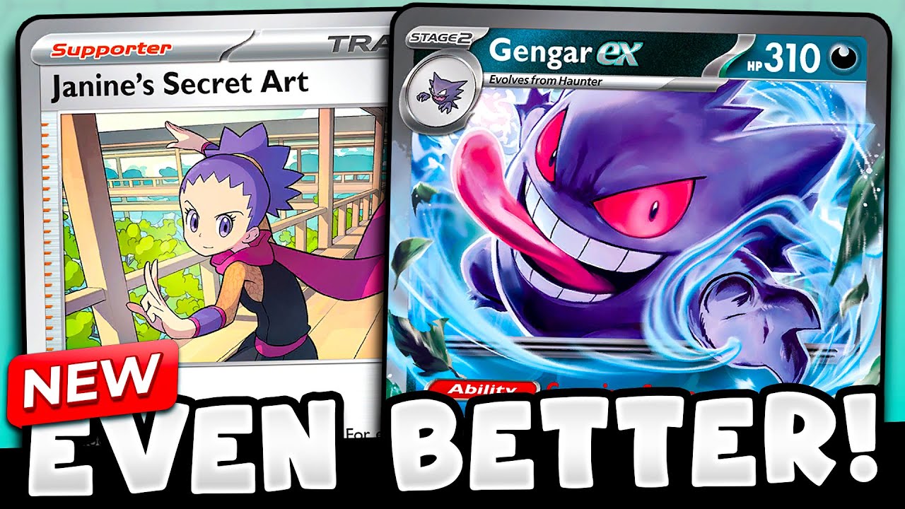 Janine Just BUFFED Gengar ex! Accelerate Energy & Attack FAST!