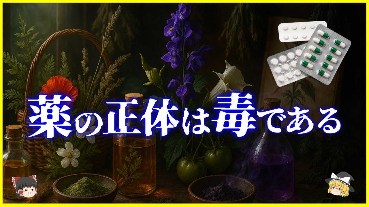 【ゆっくり解説】薬の正体は毒!?植物だけが「薬」になる本当の理由を解説/薬はなぜ動物ではなく植物から生まれるのか？動物と異なる植物の生存・進化戦略