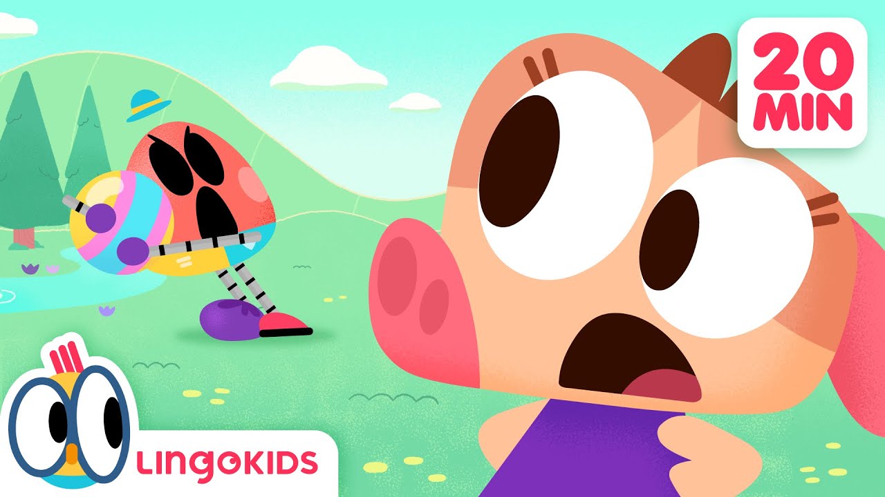 It's MY Ball! 🏐 + More Baby Bot's Backyard Tales Adventures | Lingokids