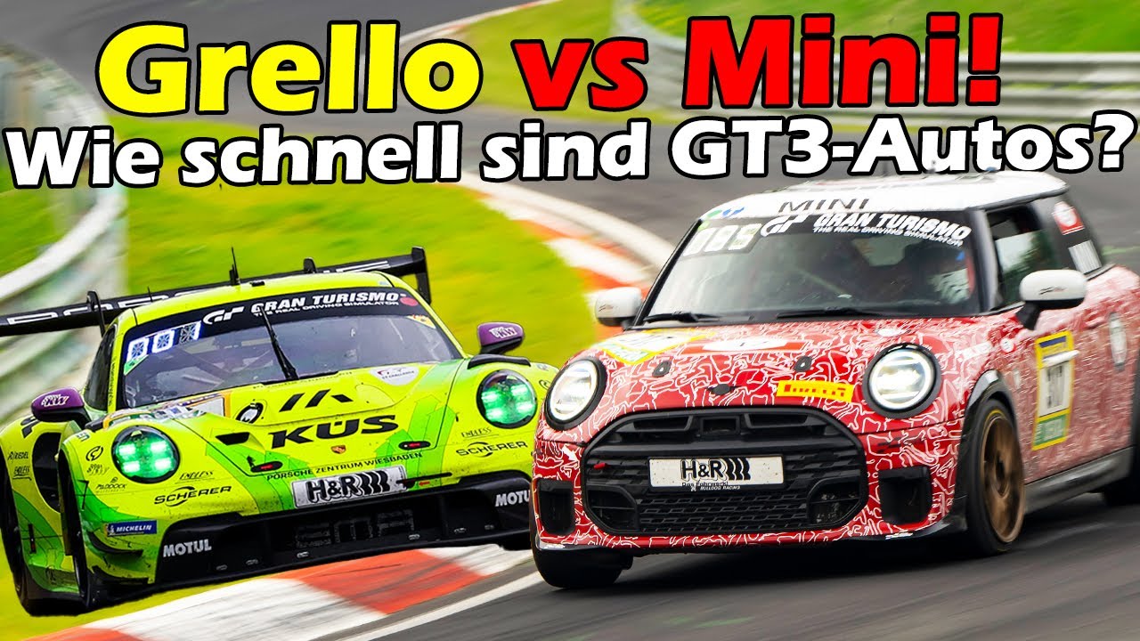 Überleben im MINI JCW bei den 24h Nürburgring: So krass schnell sind GT3-Autos!
