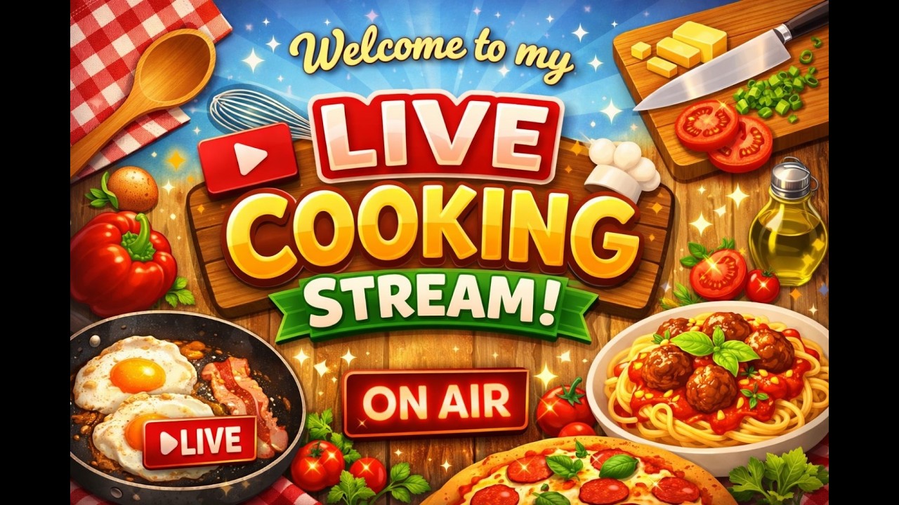 Welcome to my Live Cooking Stream!