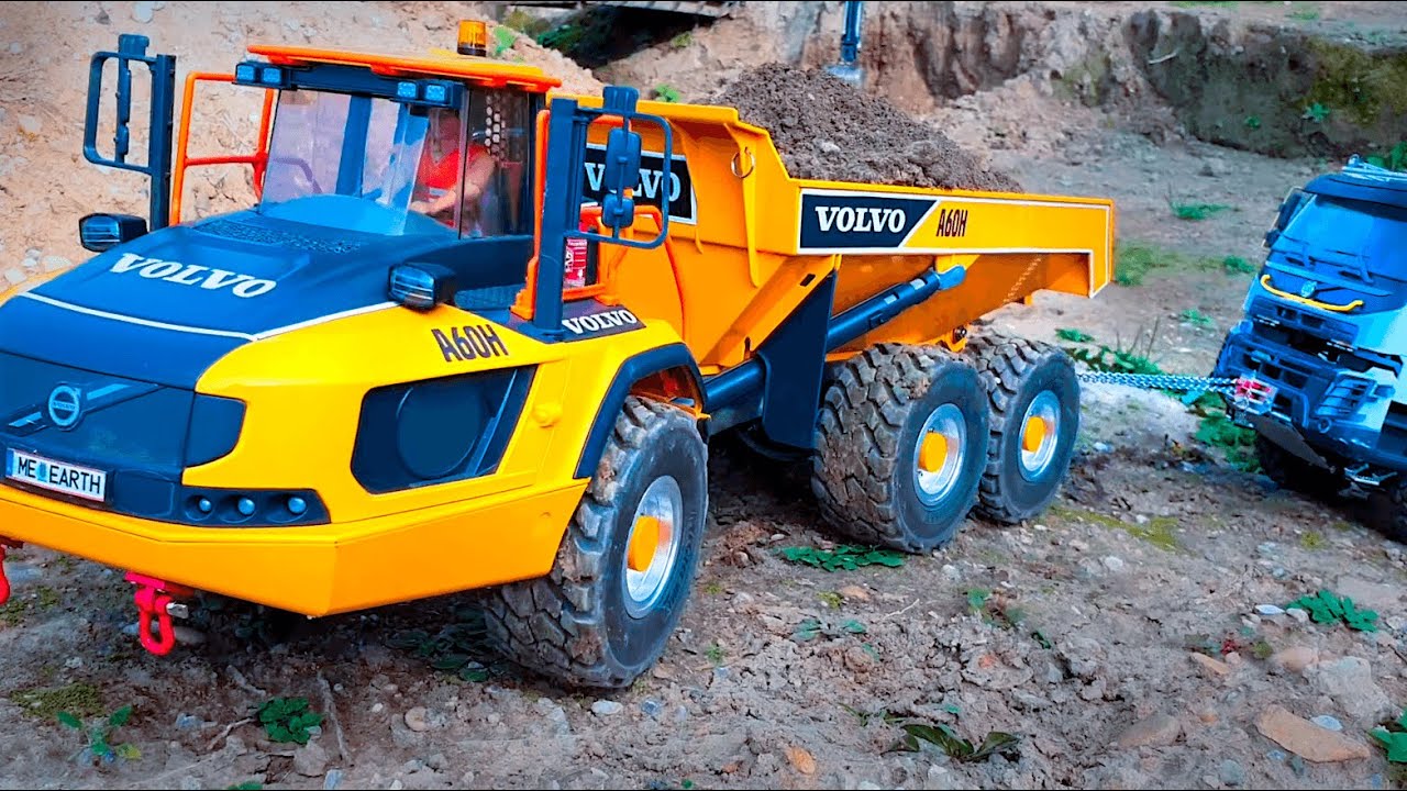 🚧 Bruder Volvo Dumper A60H + Blocher Conversion Kit 🚧 @ тяжелая работа и похищение грузовиков 😱