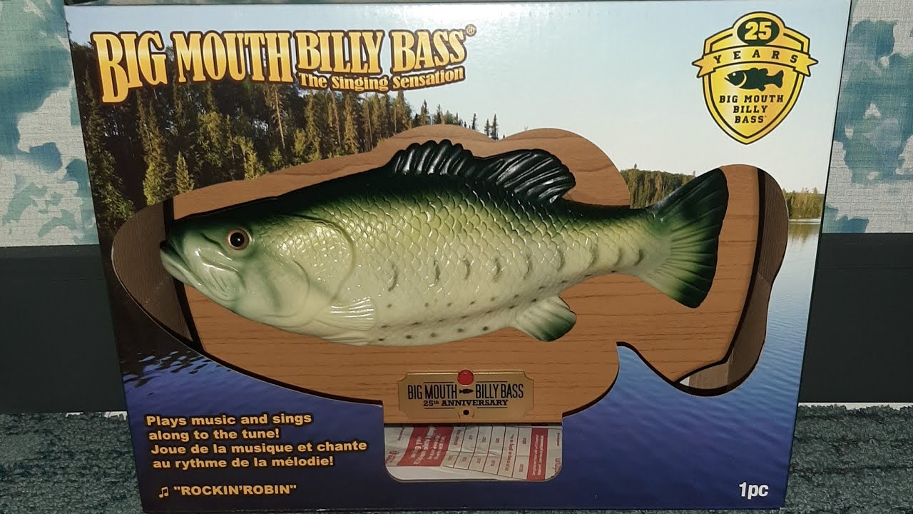 NEW FOR 2025 Big Mouth Billy Bass Singing Fish (Rockin Robin)