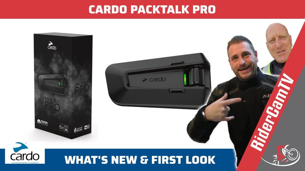Cardo Packtalk Edge | The best for motorcycle communitcations