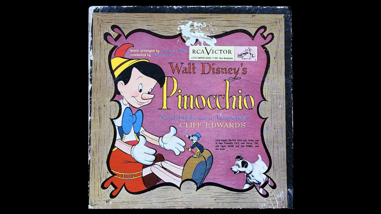 “Pinocchio” by Cliff Edwards 1949