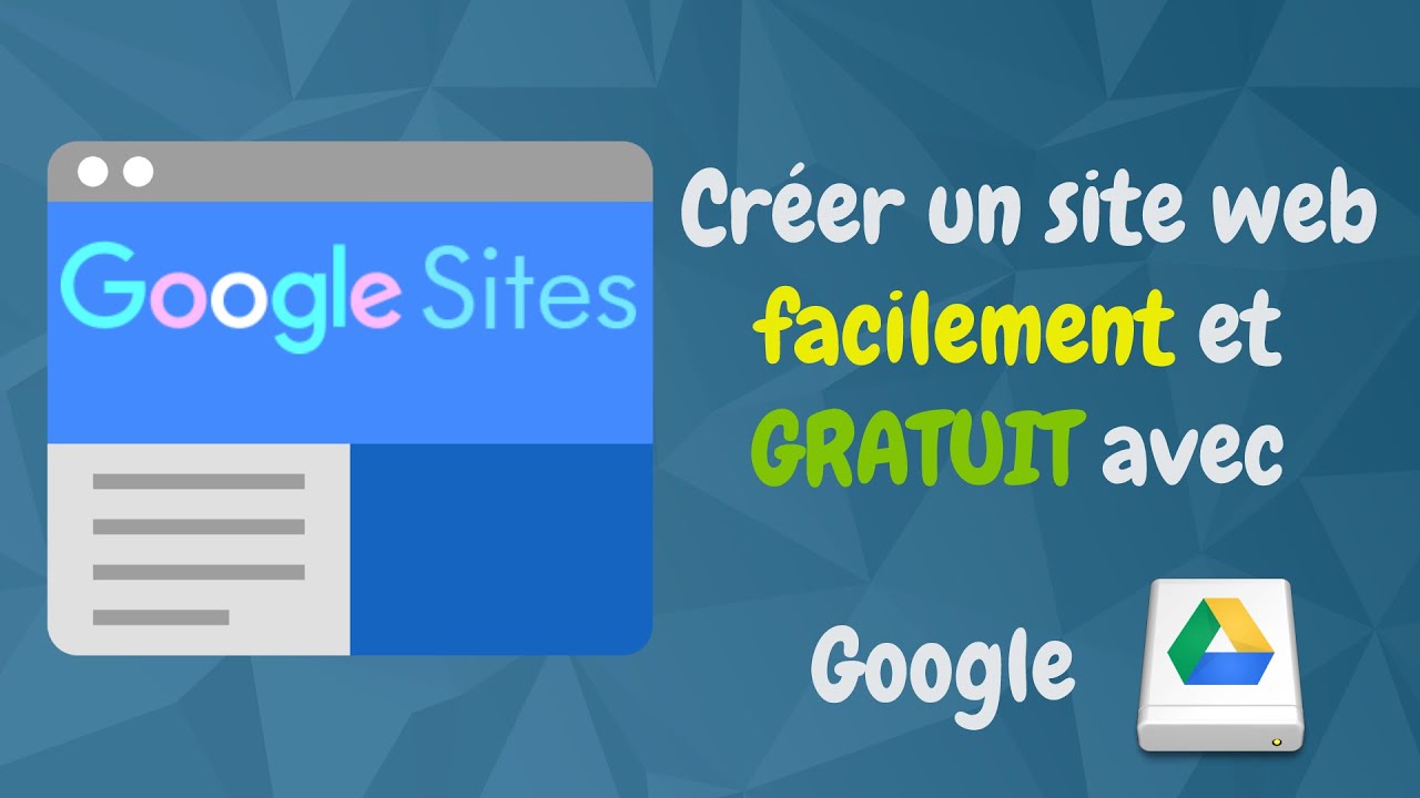 Créer un site web gratuit rapidement avec Google Sites dans 30 minutes