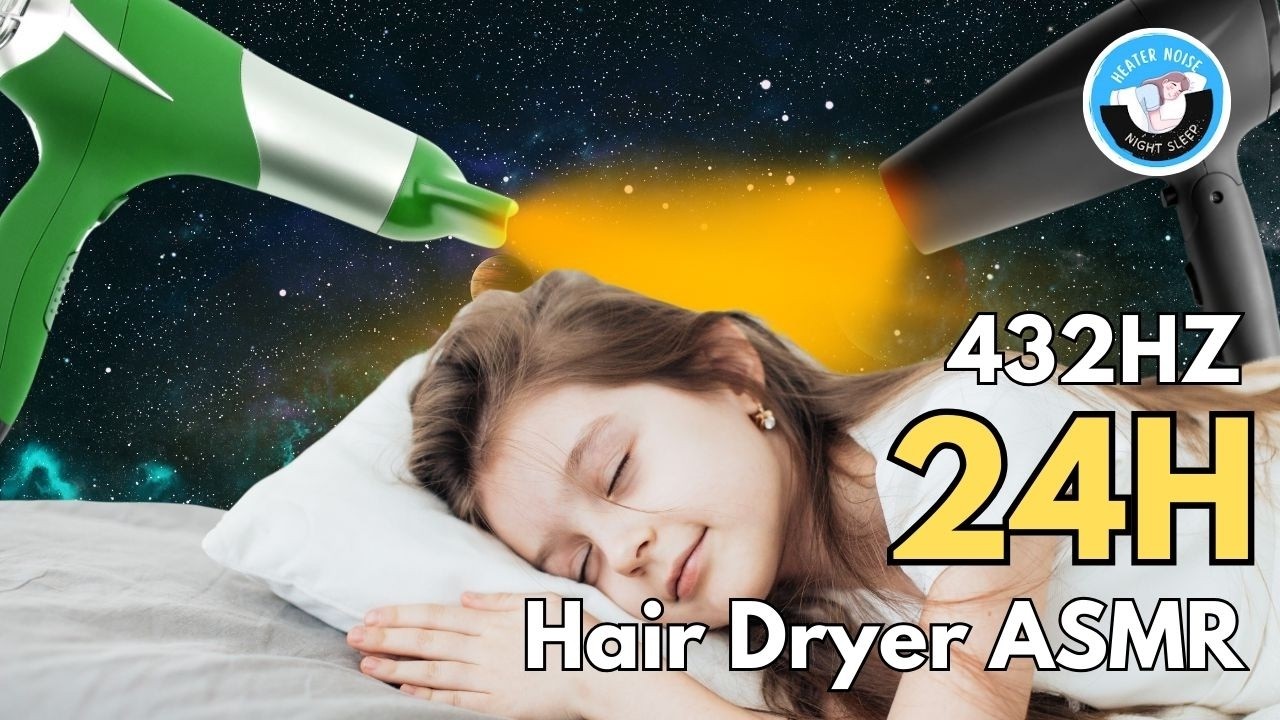Perfect Hair Dryer ASMR Sound For Deep Sleeping - Black Screen To Refreshed Body In 24 Hours | Relax