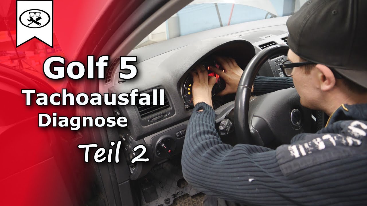 Golf 5 Tachoausfall Diagnose Teil 2 | Golf 5 speedometer failure diagnosis part 2 | VitjaWolf | HD