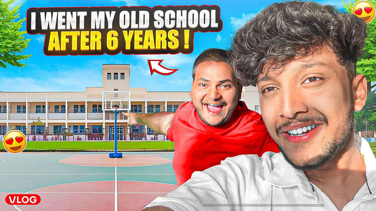 I WENT TO MY OLD SCHOOL AFTER 6 YEARS!😍VLOG