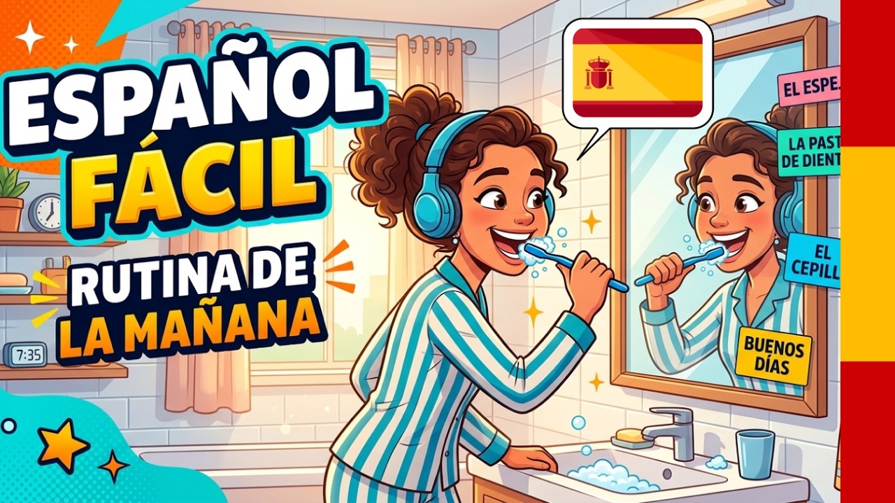 Aprende Español Escuchando Podcast: Cómo Hablar de Tu Rutina de la Mañana en Español ☀️