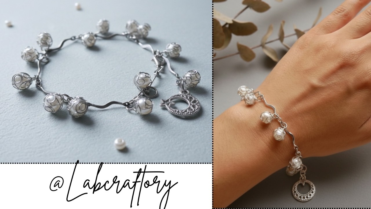 DIY Celestial Bracelet - Elegant Wire Wrapped Jewelry Tutorial | Mewah dan elegan untuk pemula