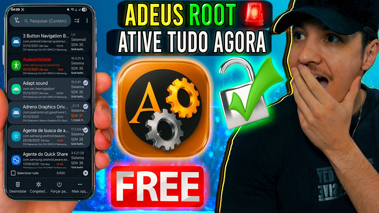 😱 ADEUS ROOT! Esse APP LIBERA FUNÇÕES ESCONDIDAS no seu CELULAR