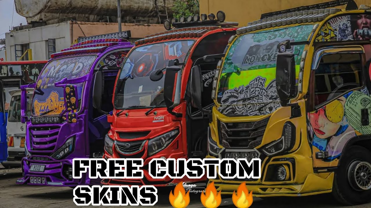 BUSSID||KENYA CUSTOM SKINS||LINK IN THE DESCRIPTION
